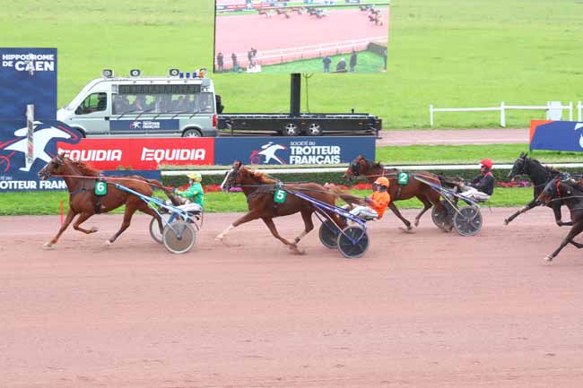 Photo d'arrivée de la course pmu PRIX DE LA VILLE DE CAEN - PRIX D'AUTOMNE à CAEN le Samedi 12 octobre 2024