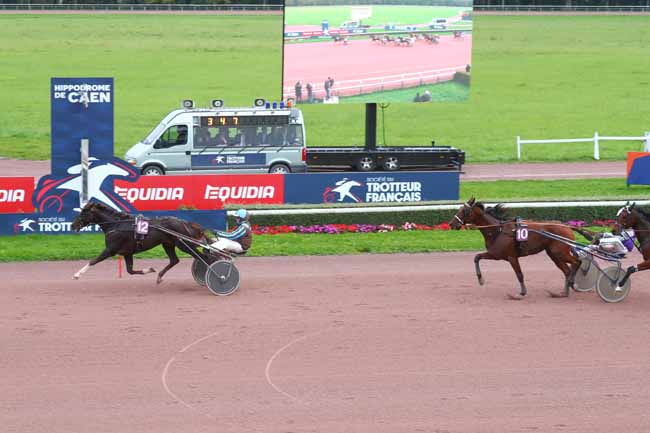 Photo d'arrivée de la course pmu PRIX DE CREULLY à CAEN le Samedi 12 octobre 2024