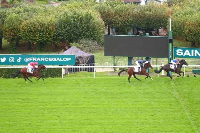Photo d'arrivée de la course pmu CRITERIUM INTERNATIONAL à SAINT CLOUD le Dimanche 27 octobre 2024
