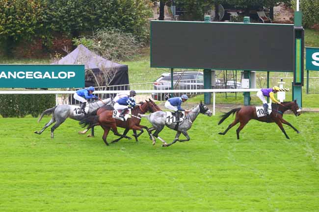 Photo d'arrivée de la course pmu PRIX GLORIEUSE à SAINT CLOUD le Dimanche 27 octobre 2024