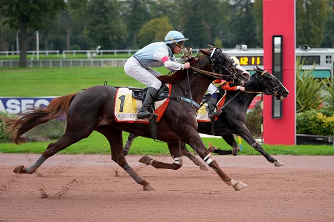 Photo d'arrivée de la course pmu PRIX DE MAINVILLIERS à ENGHIEN le Dimanche 27 octobre 2024
