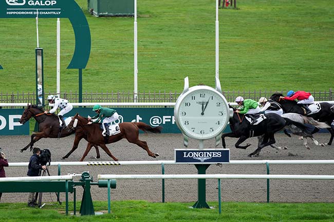 Photo d'arrivée de la course pmu PRIX DU PONCEL à CHANTILLY le Lundi 28 octobre 2024