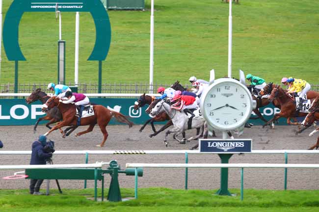Photo d'arrivée de la course pmu PRIX DE LA SALLE DE LA SMALAH à CHANTILLY le Mardi 12 novembre 2024