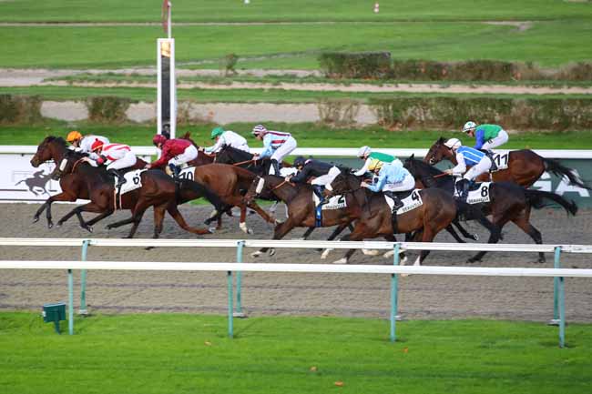 Photo d'arrivée de la course pmu PRIX LYPHARD - POLYTRACK CHALLENGE à DEAUVILLE le Mardi 26 novembre 2024