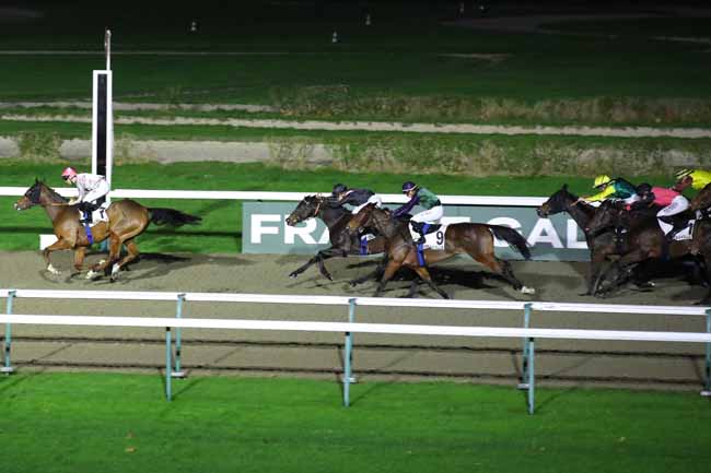 Photo d'arrivée de la course pmu PRIX DE L'AUBERGE DES PEINTRES à DEAUVILLE le Mercredi 27 novembre 2024