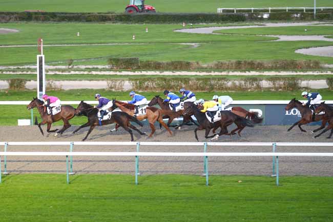 Photo d'arrivée de la course pmu PRIX DE LA CERISAIE à DEAUVILLE le Vendredi 29 novembre 2024