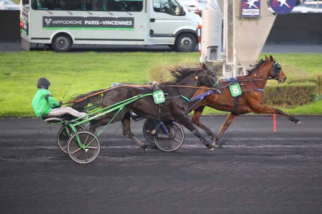 Photo d'arrivée de la course pmu PRIX DE SAINT-GEORGES DE DIDONNE à PARIS-VINCENNES le Samedi 30 novembre 2024