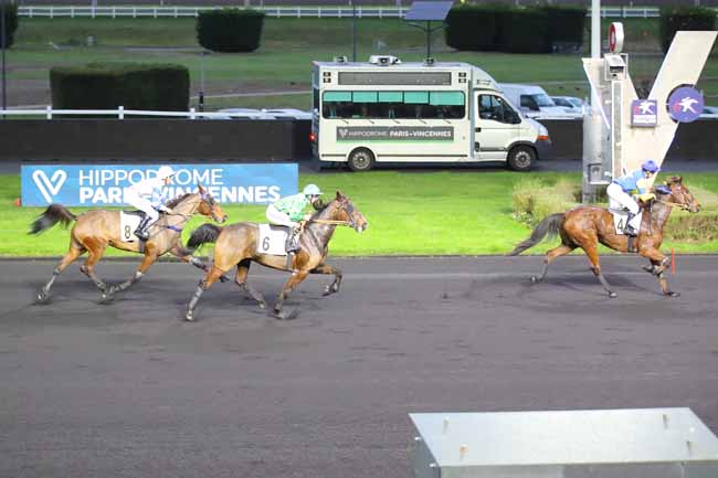 Photo d'arrivée de la course pmu PRIX DE CASTELLANE à PARIS-VINCENNES le Lundi 2 décembre 2024