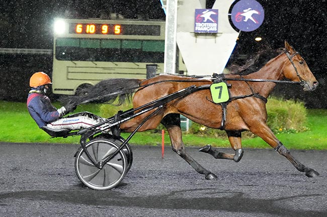 Photo d'arrivée de la course pmu PRIX DE BUSSIERES à PARIS-VINCENNES le Samedi 7 décembre 2024