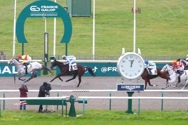 Photo d'arrivée de la course pmu PRIX DU CHATEAU D'HIMEJI à CHANTILLY le Jeudi 12 décembre 2024