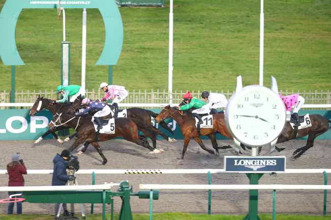 Photo d'arrivée de la course pmu PRIX D'UBERLINGEN à CHANTILLY le Jeudi 12 décembre 2024