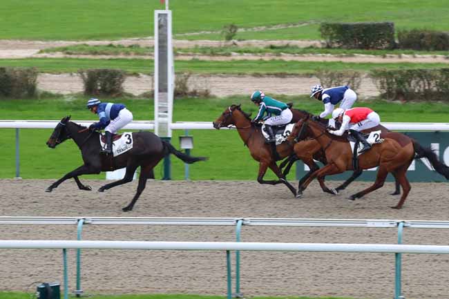 Photo d'arrivée de la course pmu PRIX DU LIEU CALICE à DEAUVILLE le Vendredi 13 décembre 2024