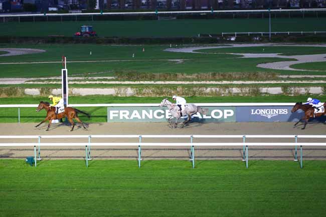 Photo d'arrivée de la course pmu PRIX PETITE ETOILE - FONDS EUROPEEN DE L'ELEVAGE à DEAUVILLE le Mercredi 18 décembre 2024