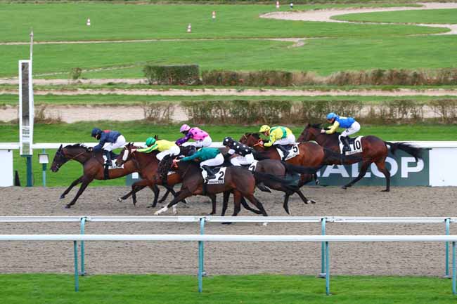Photo d'arrivée de la course pmu PRIX DE PENNEPEDIE à DEAUVILLE le Jeudi 19 décembre 2024