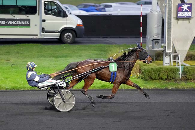 Photo d'arrivée de la course pmu PRIX DE LA DROME à PARIS-VINCENNES le Samedi 28 décembre 2024