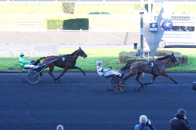 Photo d'arrivée de la course pmu PRIX DE VIC-BIGORRE à PARIS-VINCENNES le Mardi 7 janvier 2025