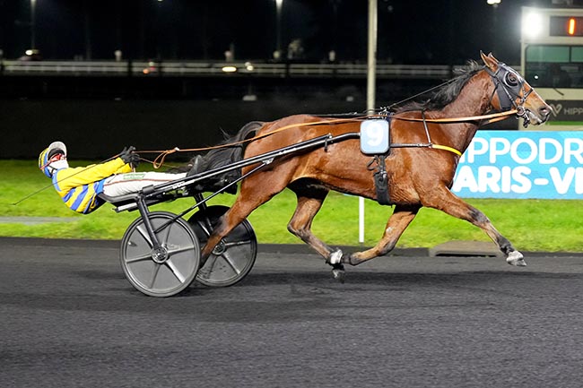 Photo d'arrivée de la course pmu PRIX DE BERNAY à PARIS-VINCENNES le Jeudi 16 janvier 2025