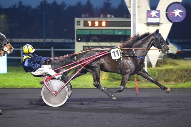 Photo d'arrivée de la course pmu PRIX DE BROSSAC à PARIS-VINCENNES le Mardi 21 janvier 2025