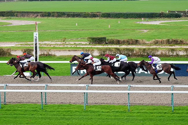 Photo d'arrivée de la course pmu PRIX DU CAP DE LA HAGUE à DEAUVILLE le Vendredi 31 janvier 2025
