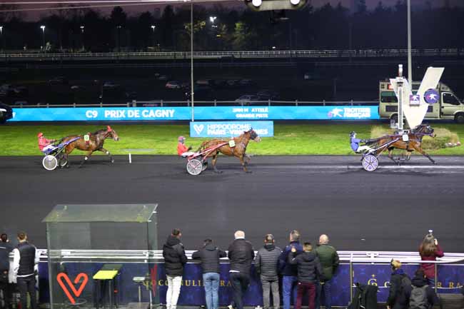 Photo d'arrivée de la course pmu PRIX DE CAGNY à PARIS-VINCENNES le Dimanche 2 février 2025