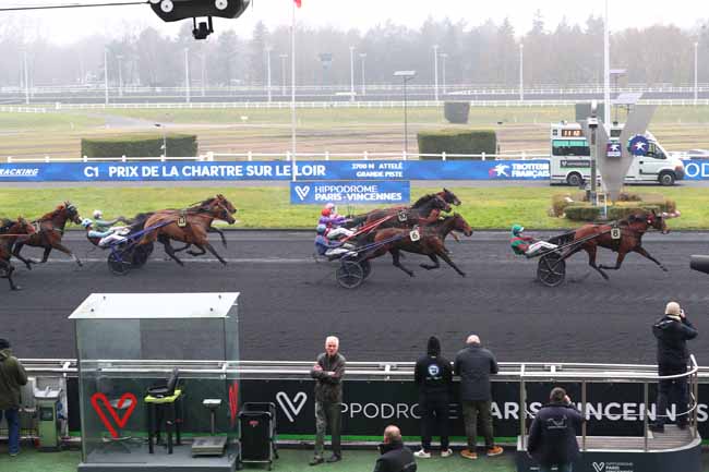 Arrivée quinté pmu PRIX DE LA CHARTRE-SUR-LE-LOIR à PARIS-VINCENNES