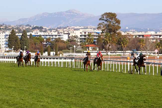 Photo d'arrivée de la course pmu PRIX DE L'ESTEREL à CAGNES-SUR-MER le Mercredi 5 février 2025