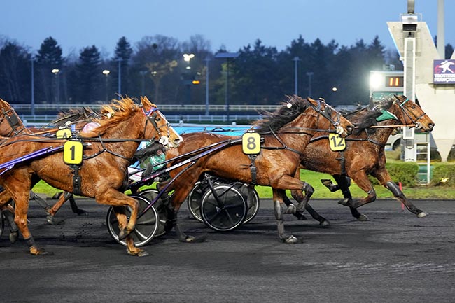 Photo d'arrivée de la course pmu PRIX MAURICE ET JEROME BERNARDET à PARIS-VINCENNES le Vendredi 7 février 2025