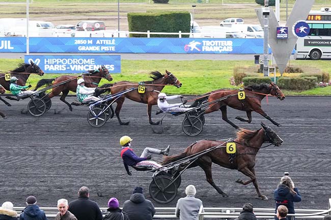 Arrivée quinté pmu PRIX DE VERNEUIL à PARIS-VINCENNES