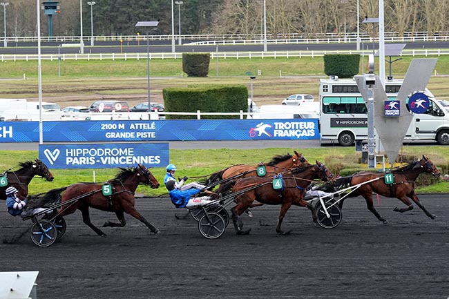 Photo d'arrivée de la course pmu PRIX DE MUNICH à PARIS-VINCENNES le Samedi 8 février 2025