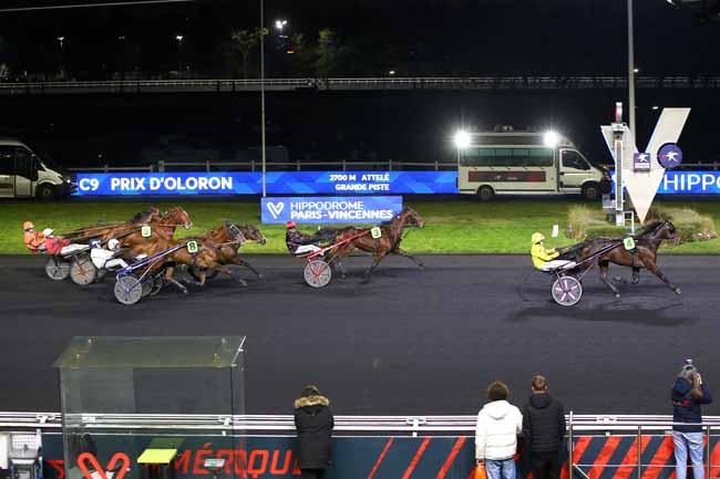 Photo d'arrivée de la course pmu PRIX D'OLORON à PARIS-VINCENNES le Dimanche 9 février 2025