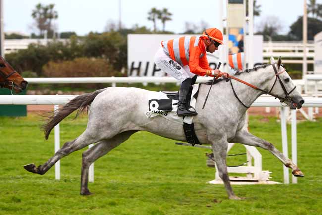 Photo d'arrivée de la course pmu PRIX DE MENTON à CAGNES-SUR-MER le Mardi 25 février 2025
