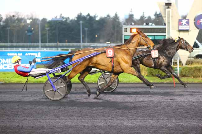 Photo d'arrivée de la course pmu PRIX DE LUNEVILLE à PARIS-VINCENNES le Vendredi 28 février 2025