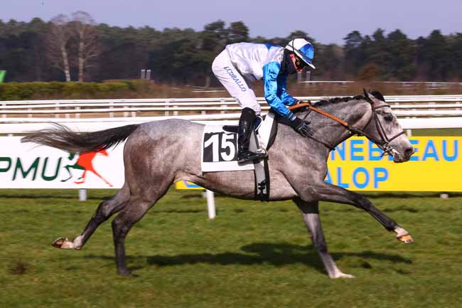 Photo d'arrivée de la course pmu PRIX DES GRANDS CERFS à FONTAINEBLEAU le Samedi 1 mars 2025