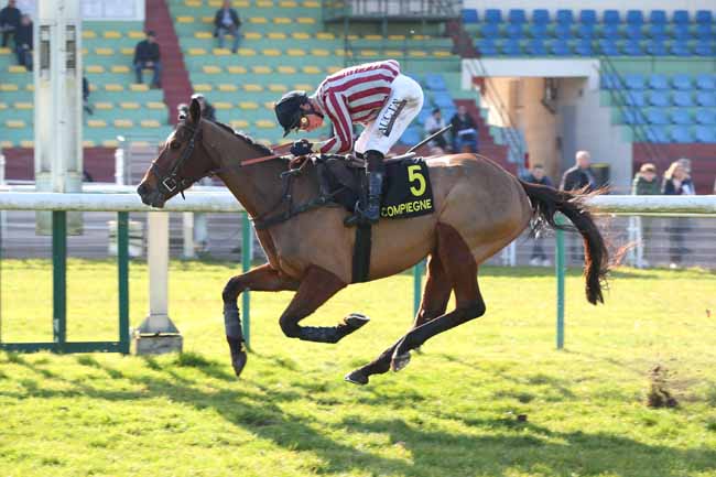 Photo d'arrivée de la course pmu PRIX FERNAND ROY à COMPIEGNE le Mardi 4 mars 2025