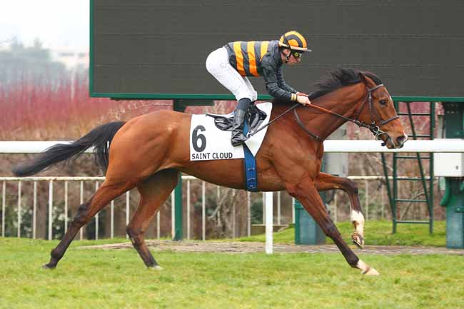 Photo d'arrivée de la course pmu PRIX DE CHAUMONT-EN-VEXIN à SAINT CLOUD le Mardi 11 mars 2025