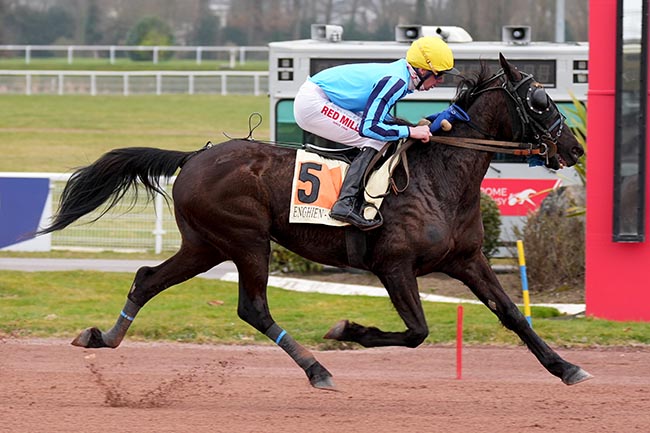 Photo d'arrivée de la course pmu PRIX DE CONTREXEVILLE à ENGHIEN le Mardi 11 mars 2025