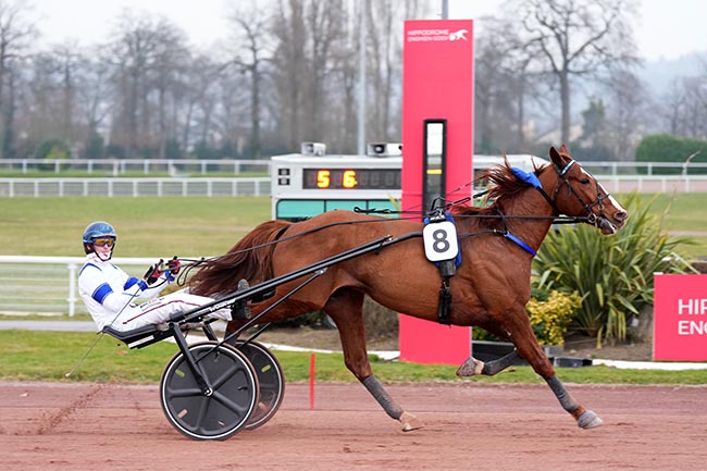 Photo d'arrivée de la course pmu PRIX DE TOURNEMIRE à ENGHIEN le Mardi 11 mars 2025