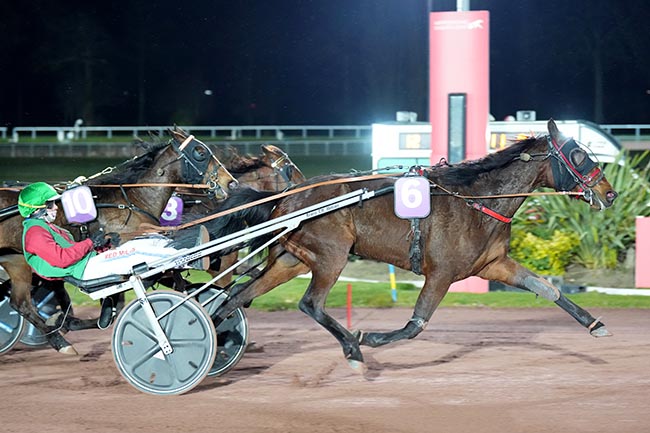 Photo d'arrivée de la course pmu PRIX DU GAVE à ENGHIEN le Mardi 11 mars 2025