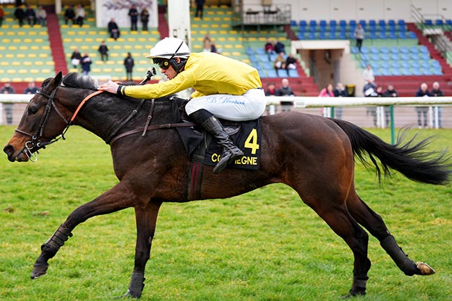 Photo d'arrivée de la course pmu PRIX DU COMMANDANT BOSSUT à COMPIEGNE le Mercredi 12 mars 2025