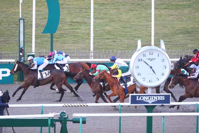 Photo d'arrivée de la course pmu PRIX DE LA FABRIQUE D'EXTRAVAGANCE à CHANTILLY le Jeudi 13 mars 2025