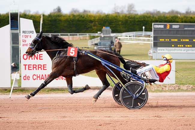 Photo d'arrivée de la course pmu PRIX DU CHATEAU DE SASSY à ARGENTAN le Mercredi 19 mars 2025