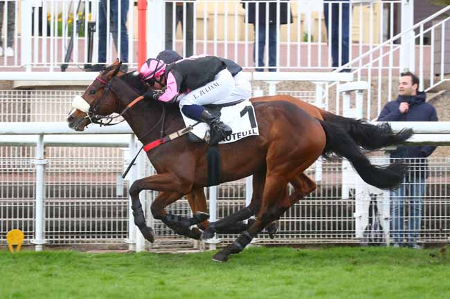 Photo d'arrivée de la course pmu PRIX ALCIDE à AUTEUIL le Dimanche 23 mars 2025