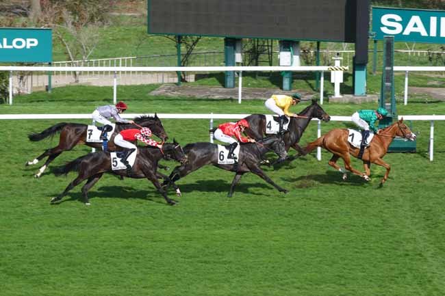 Photo d'arrivée de la course pmu PRIX MIRSKA à SAINT CLOUD le Mardi 25 mars 2025