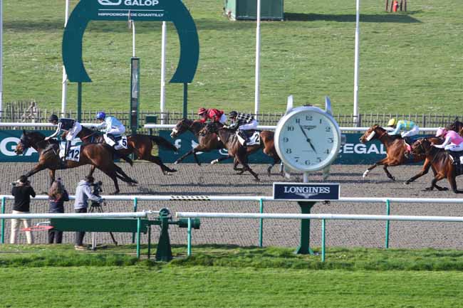 Photo d'arrivée de la course pmu PRIX JANUS à CHANTILLY le Jeudi 27 mars 2025