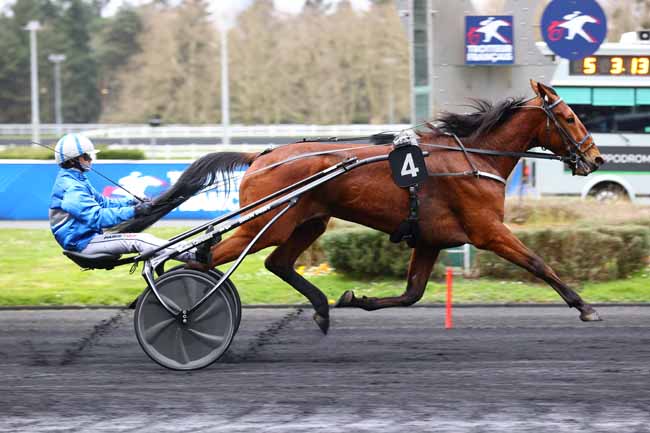 Photo d'arrivée de la course pmu PRIX ADRASTEA à PARIS-VINCENNES le Vendredi 28 mars 2025