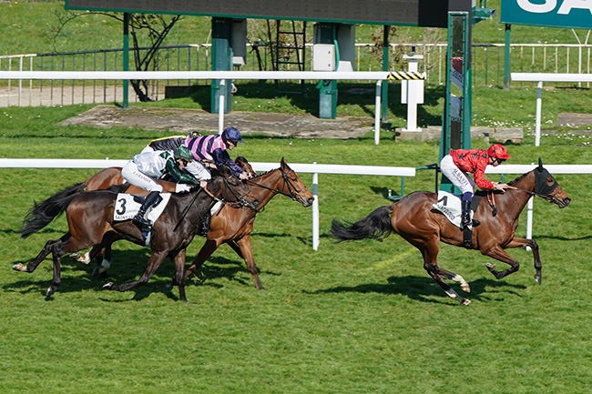 Photo d'arrivée de la course pmu PRIX PENELOPE à SAINT CLOUD le Samedi 29 mars 2025