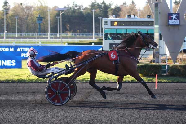 Photo d'arrivée de la course pmu PRIX ALCYONE à PARIS-VINCENNES le Mardi 1 avril 2025
