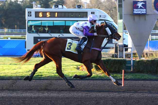 Photo d'arrivée de la course pmu PRIX ALCOR à PARIS-VINCENNES le Mardi 1 avril 2025