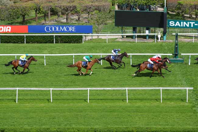 Photo d'arrivée de la course pmu AUGUSTE RODIN COOLMORE PRIX CLEOPATRE à SAINT CLOUD le Vendredi 18 avril 2025