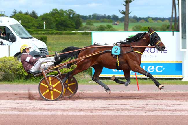 Photo d'arrivée de la course pmu PRIX TREBLEC à MAURE DE BRETAGNE le Mercredi 23 avril 2025
